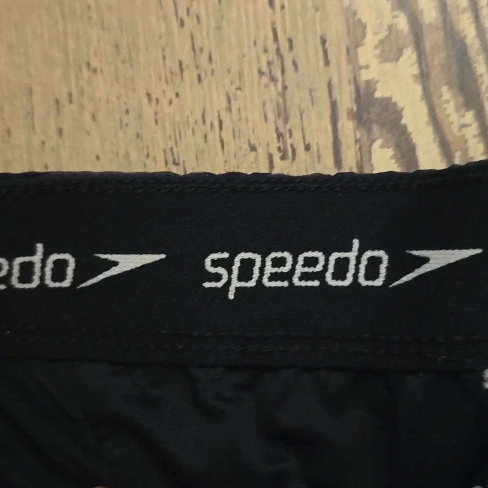 Speedo Mens Swim Trunk Knee Length Tech Volley Size US: XL‎ Black